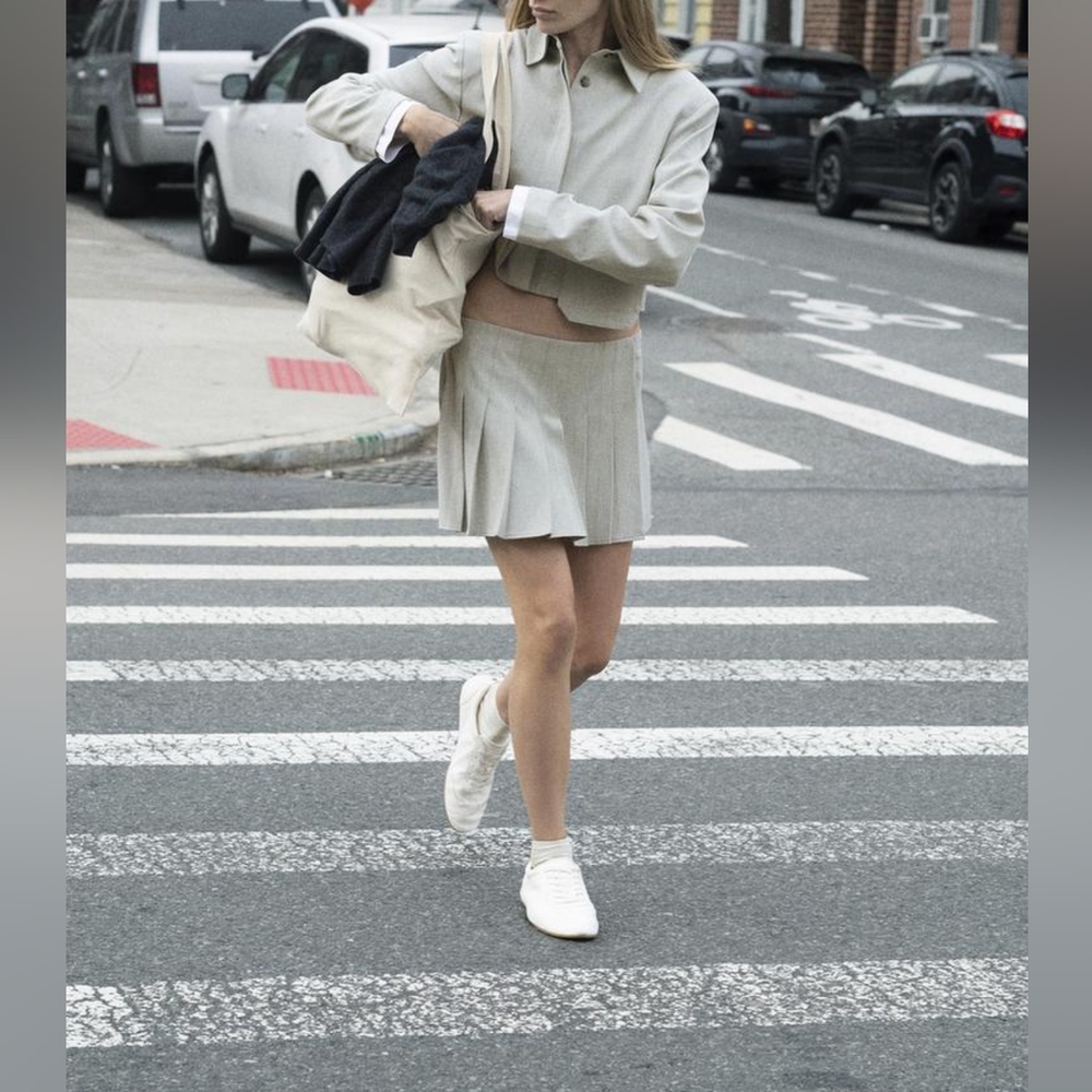 ZARA PLEATED SKORT